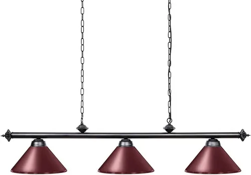 Vista 10 de Wellmet Luz de mesa de billar de 3 luces, iluminación de billar para mesa Dorado