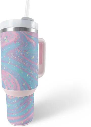 Vista 21 de MightySkins Skin - Vaso de vinilo compatible con Stanley The Quencher H2.0 FlowState de 40 onzas, color verde CBD, protectora, duradera y única