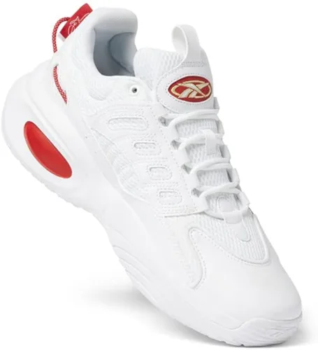 Vista 13 de Reebok Tenis de baloncesto unisex para adultos, BlancoAzul VectorOro Mate