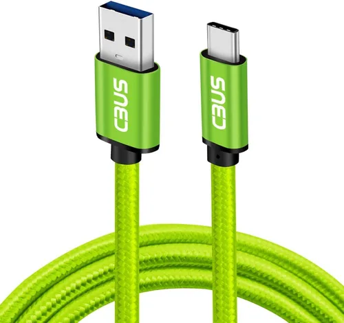 Vista 6 de CBUS Cable USB C, cable de carga rápida trenzado USB A a USB C de 3 pies tipo C para Samsung Galaxy S23/S22/S21/S20/S10/Plus/Ultra/FE, A03s, A12