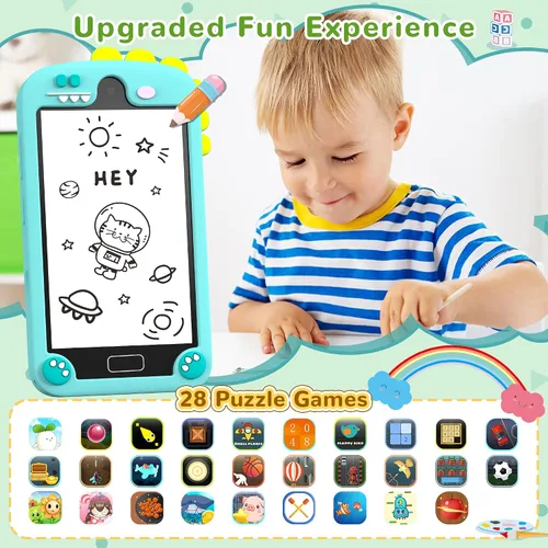 Vista 7 de Teléfono inteligente para niños, juguetes para niños pequeños Birthday Gifts for Boy 3-10 Year Old, Preschool Learning Play Toy Cell Phone