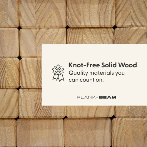 Vista 7 de Plank+Beam Mesa consola moderna de madera maciza, 46 pulgadas, mesa de sofá, mesa de entrada estrecha para pasillo, detrás del sofá, sala de estar