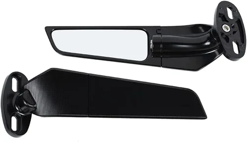 Vista 5 de Espejos retrovisores Accesorios de motocicleta para Ninja 400 650 Wind Wing Espejo lateral giratorio ajustable Winglet 2018-2022
