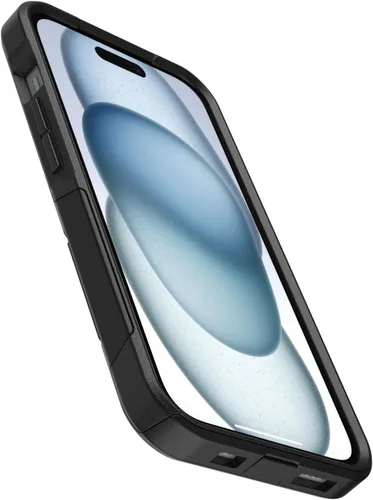 Vista 6 de OtterBox - Funda para iPhone 17e, 16e, 15, 14 y 13 serie Commuter, color negro, delgada y resistente, apta para bolsillo, con protección de puerto