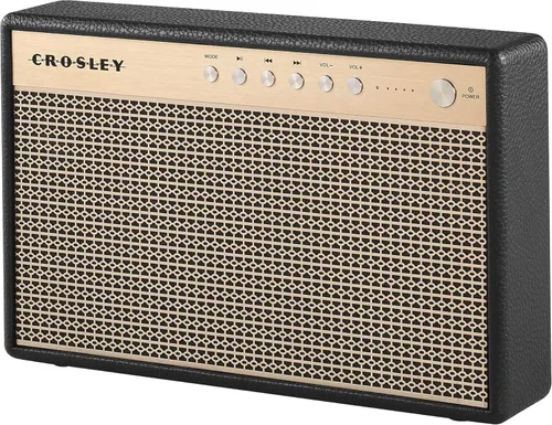 Vista 13 de Crosley CR3113A-BK Montero - Altavoz Bluetooth recargable portátil pequeño, color negro