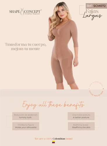 Vista 7 de SHAPE CONCEPT 072 042 Fajas Colombianas Reductoras y Moldeadoras Post Surgery Compression Garment Tummy Tuck