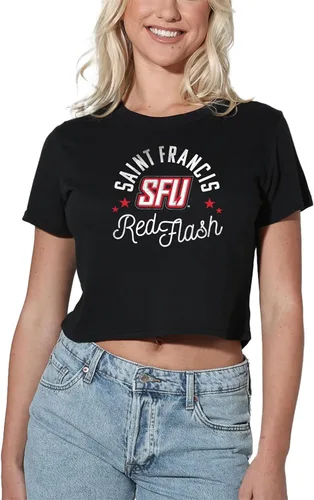 Vista 320 de Colección oficial de camisetas con diseño de mascota desgastada para mujer, color negro Grizzlies del estado de Adams