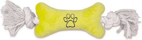 Vista 4 de Zanies Juguetes para perros Tiny Tugger, azul, 7 pulgadas