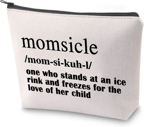Vista 8 de ZJXHPO Kit de supervivencia para mamá de hockey, bolsa de maquillaje de momsicle definición, regalo del día de la madre, regalo para amantes del BL
