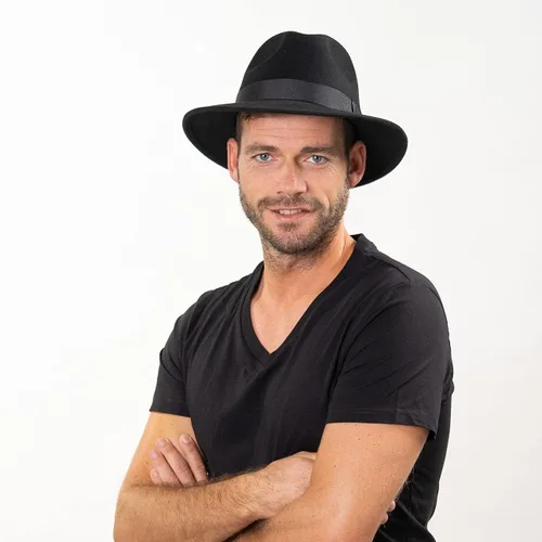 Vista 3 de Lierys Chicago II - Gorro de fieltro de lana para mujerhombre, fabricado en Italia