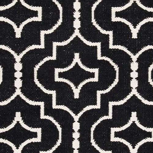 Vista 4 de SAFAVIEH Colección Montauk - Alfombra de pasillo, 2 pies 3 pulgadas x 7 pies, color negro y marfil, algodón hecho a mano, ideal para zonas de alto