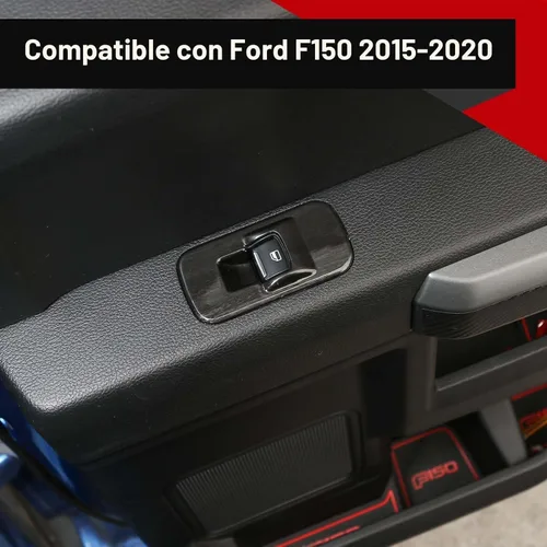 Vista 2 de Voodonala para F-150 2015-2020 Panel de elevación de ventana de puerta de coche para Ford F150 2015-2020 Adornos