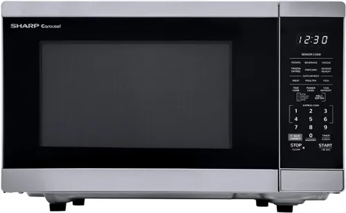 Vista 17 de SHARP Horno de microondas de encimera compatible con Alexa certificado por Orville Redenbacher's con plato giratorio Carousel extraíble de 12.4
