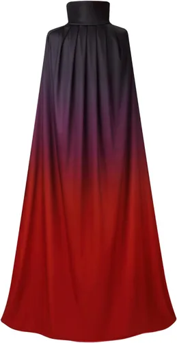 Vista 11 de LMYOVE Capa reversible para Halloween, disfraz de vampiro para mascarada, drácula, mago, diablo, cosplay, adulto