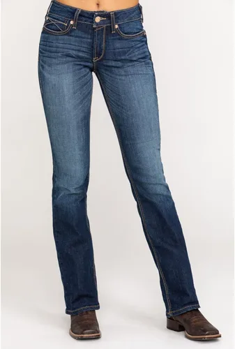 Vista 2 de ARIAT R.e.a.l. Perfect Rise Stretch Rosa - Jeans para mujer