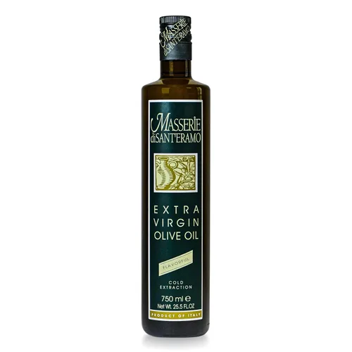 Vista 8 de MASSERIE DI SANTERAMO Aceite de oliva virgen extra sabroso, 8.5 FZ Cold-pressed extra virgin olive oil from Coratina olives. Robust, fruity flavor