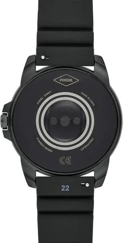 Vista 4 de Fossil 44mm Gen 5E Stainless Steel and Silicone Touchscreen Smart Watch with Heart Rate