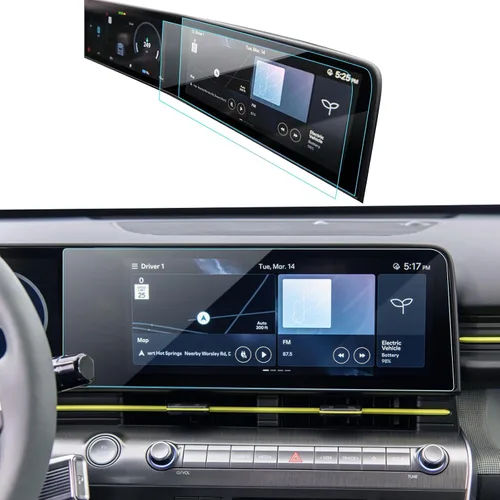 Vista 41 de Protector de pantalla de coche para Ford Edge 2024 2025 2023 2022 2021 (SE/SEL/ST-Line/Titanio/ST) Accesorios Protector de pantalla de vidrio