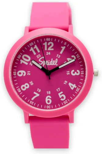 Vista 15 de Reloj Speidel Eco Color Pop de plástico reciclable con correa de silicona reciclable de 18mm Negro