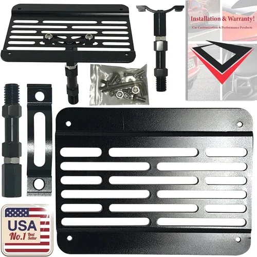 Vista 9 de Kit de reubicación de adaptador de gancho de remolque para parachoques delantero para placa de matrícula compatible con BMW