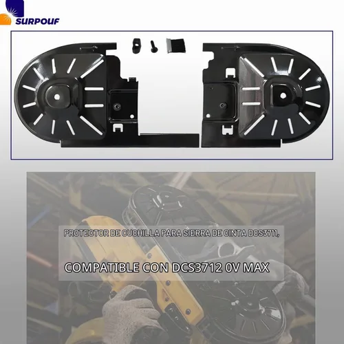 Vista 6 de DCS3711 compatible con DCS371 20V Max Metal Band Saw Blade Guard 4-1/2 in x 4-7/8 in