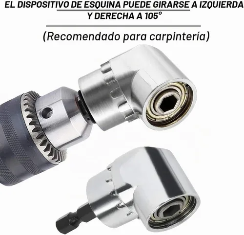 Vista 7 de TIMESET L 3 piezas 1/4" 3/8" 1/2" Cr-V vástago hexagonal de grado de impacto adaptador de enchufe de grado de impacto juego de extensión y adaptador