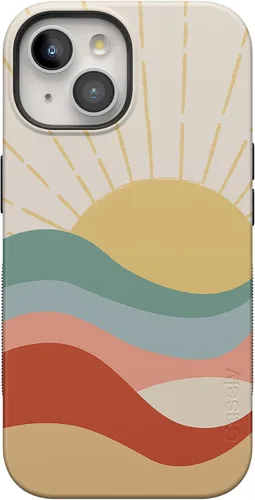 Vista 39 de Casely Funda para iPhone 15 Plus Todas las cosas divertidas Diversión en días laborables Diseño protector audaz Compatible con MagSafe