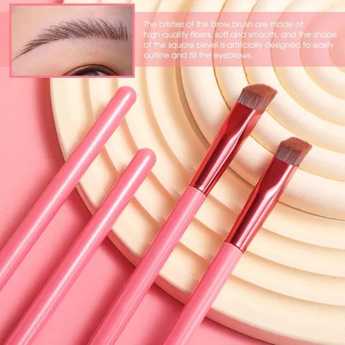Vista 7 de 2 brochas multifunción para cejas que hacen que el cabello se parezca a trazos en absoluto, cepillo de contorno de cejas corrector de cejas