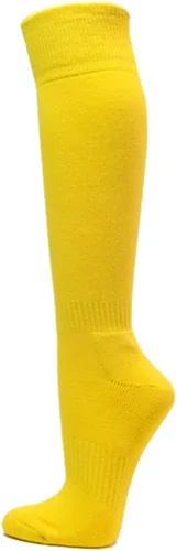 Vista 22 de COUVER Calcetines deportivos de béisbol de sóftbol de algodón acolchados hasta la rodilla, 1 par