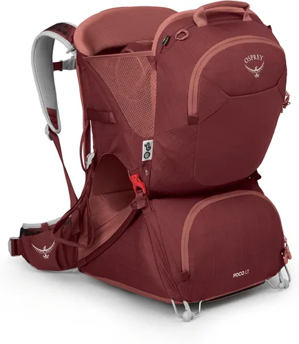 Vista 18 de Osprey Poco LT Lightweight Child Carrier Backpack - Compact, Travel-Ready Kid Carrier with Sunshade and Adjustable Fit - Lightweight, Comfortable