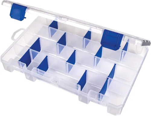 Vista 9 de Flambeau Outdoors 1002 Tuff Tainer, caja de bandeja de aparejos de pesca, incluye [2] divisores Zerust, 6 compartimentos