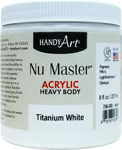 Vista 32 de Handy Art Nu Master - Pintura acrílica de cuerpo pesado, 8 onzas, carmesí Alizarin