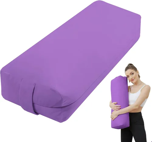 Vista 8 de Rectangular Yoga Bolster Pillow for Restorative Yoga