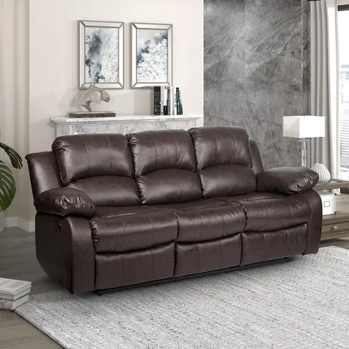 Vista 13 de Lexicon Humphreys Wall-Hugger - Juego de sala de estar reclinable manual, 2 piezas, color negro