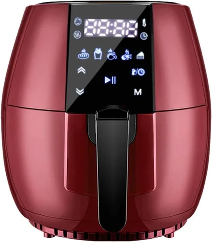 Vista 8 de Freidora de aire eléctrica, freidora eléctrica inteligente de aire, freidora eléctrica automática sin humo para el hogar, freidora multifunción
