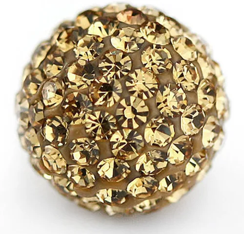 Vista 37 de Bolas de discoteca de 0.394 in de cuentas de arcilla de cristal checo Shamballa pavimenta calidad premium