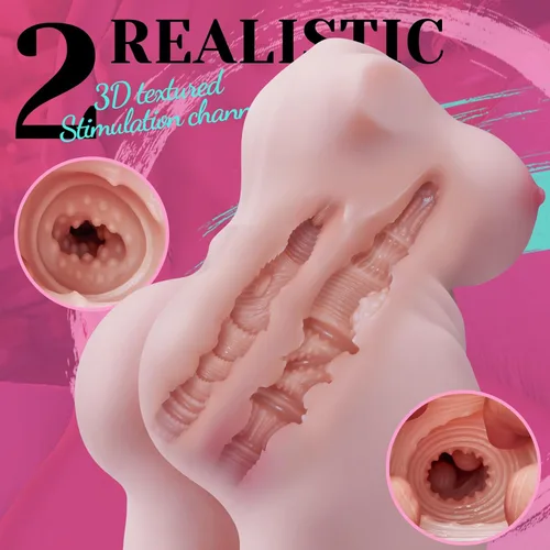 Vista 3 de Muñeca sexual BBW de 9.8 libras, masturbador masculino con culo grande y tetas, juguete sexual masculino para vagina y anal realista en 3D