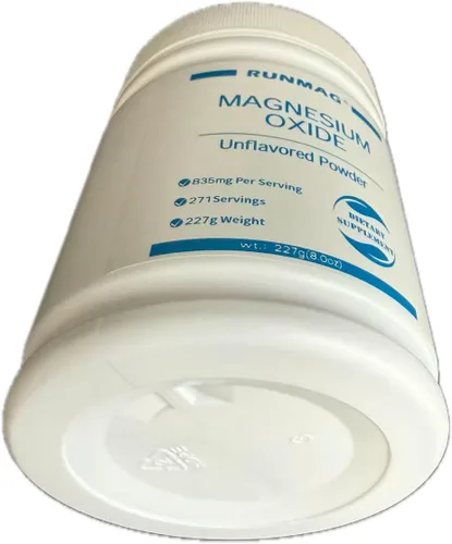 Vista 5 de Polvo de grado alimenticio de óxido de magnesio puro, 17.64 oz