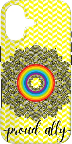 Vista 32 de Proud Ally LGBTQIA Gay Pride Month Celebration Case for iPhone 16