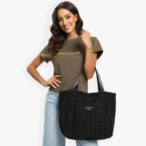 Vista 7 de Large Tote Bag for Women Travel Tote Bag SATIN SAINT lifestyle Women Tote Bags for Work Daily Womens Bags Beach Bag