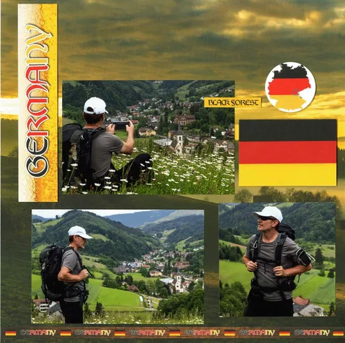 Vista 2 de Reminisce (REMBC) Kit de colección de álbumes de recortes de Alemania, paleta multicolor