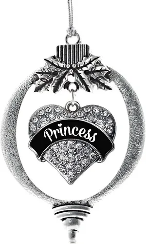 Vista 16 de Inspired Silver - Adorno con dije de hermana gemela - Adornos navideños de plata con circonitas cúbicas