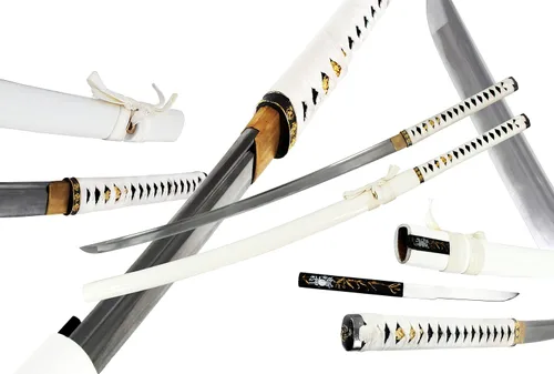 Vista 3 de Handmade Zetsurin Samurai espada Katana afilada, elija su color preferido.
