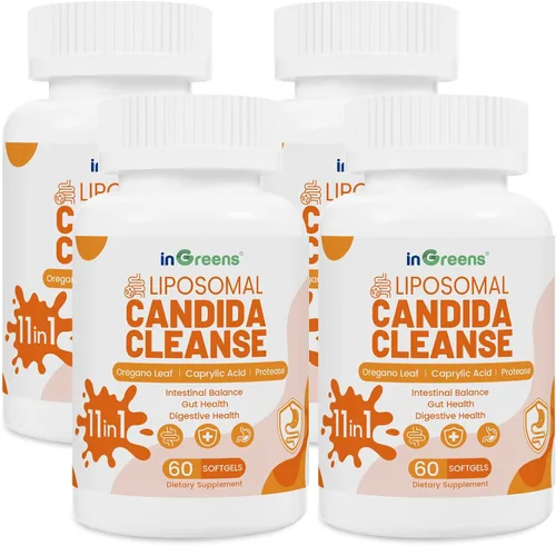 Vista 10 de inGreens Suplemento de apoyo Candida 11 en 1, sobrecrecimiento antifúngico, desintoxicación intestinal y salud intestinal para mujeres y hombres