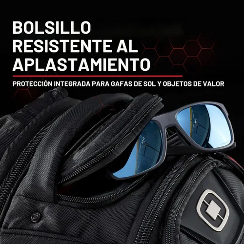 Vista 4 de Mochila Renegade para computadoras portátiles/tabletas de Ogio con RSS