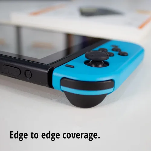Vista 4 de Orzly Protectores de pantalla de cristal y auriculares VR para Nintendo Switch