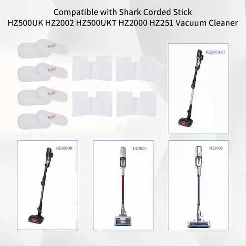 Vista 2 de KEEPOW 4 filtros de repuesto para Shark Vertex Ultralight DuoClean PowerFins con cable HZ2000, HZ2002, HZ251, HZ602, piezas de repuesto XFFKHZ2000