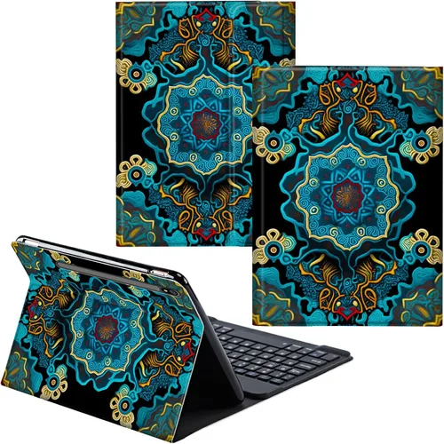 Vista 98 de Para Samsung Galaxy Tab S6 Lite Funda 2022/2020 Teclado Inalámbrico Desmontable Y Cubierta De Soporte De Cuero PU Funda Protectora Para Samsung