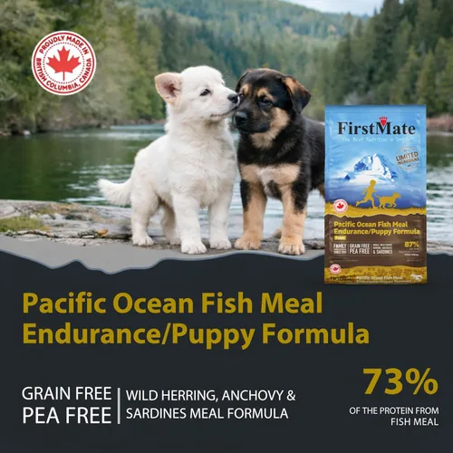 Vista 3 de FirstMate Pet Foods Alimento seco para perros – Ingrediente limitado Comida de pescado del Océano Pacífico, fórmula de resistencia/cachorro – Receta