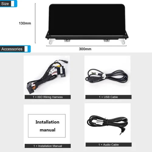 Vista 6 de 10.25" Linux CarPlay pantalla para BMW X5 X6 E70 E71 CIC 2010-2012